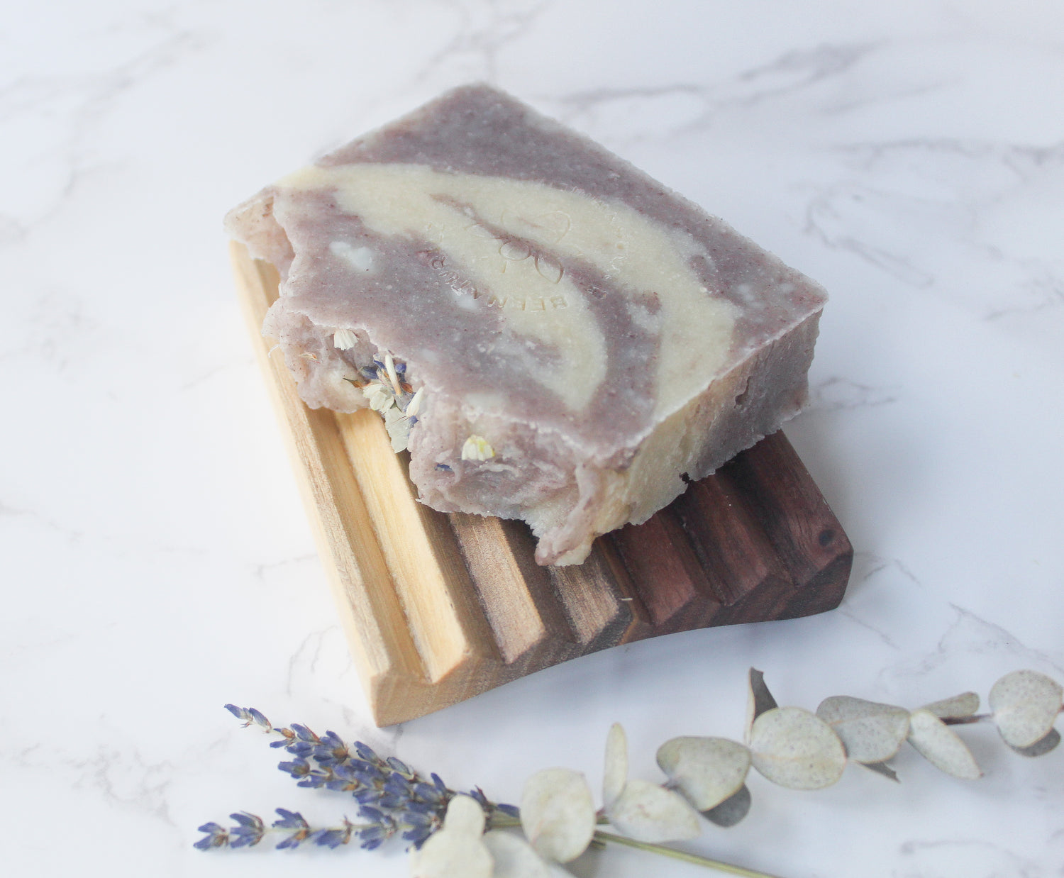 Solid Ombre Walnut Soap Dish