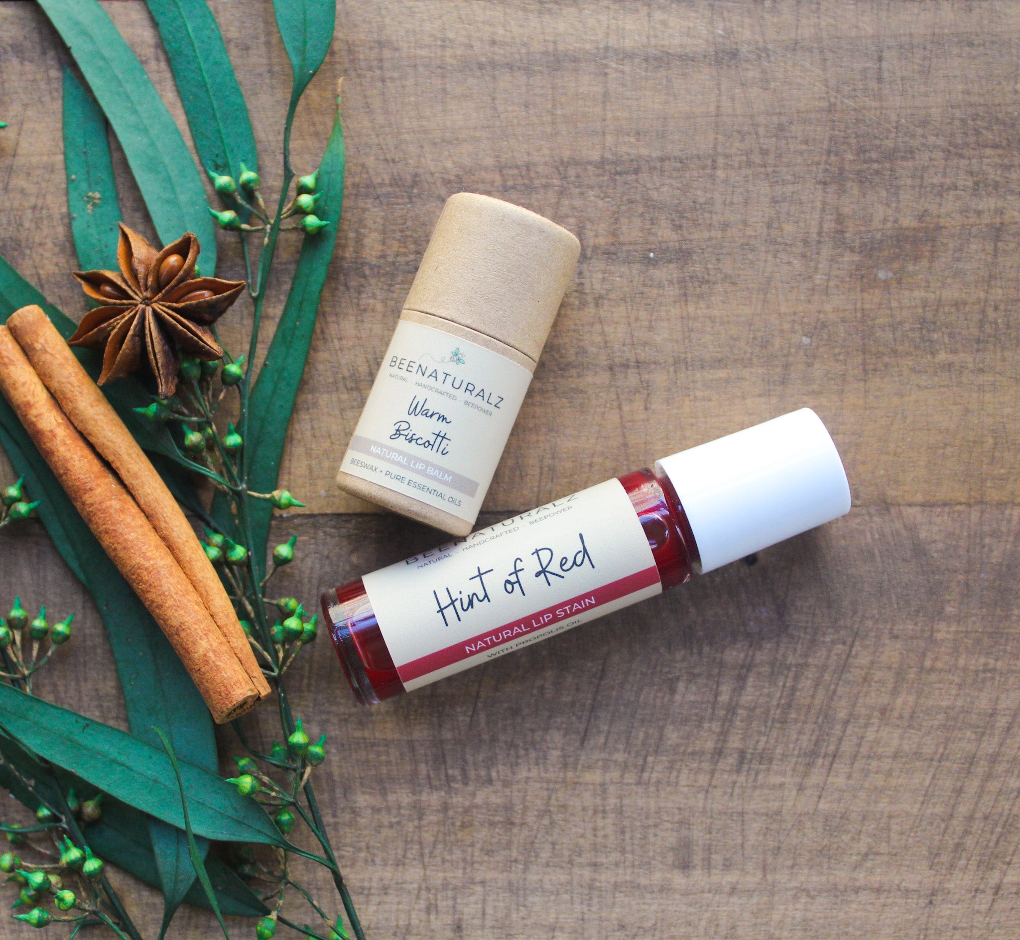 Tinted Glossy Lip Stain - Hint of Red