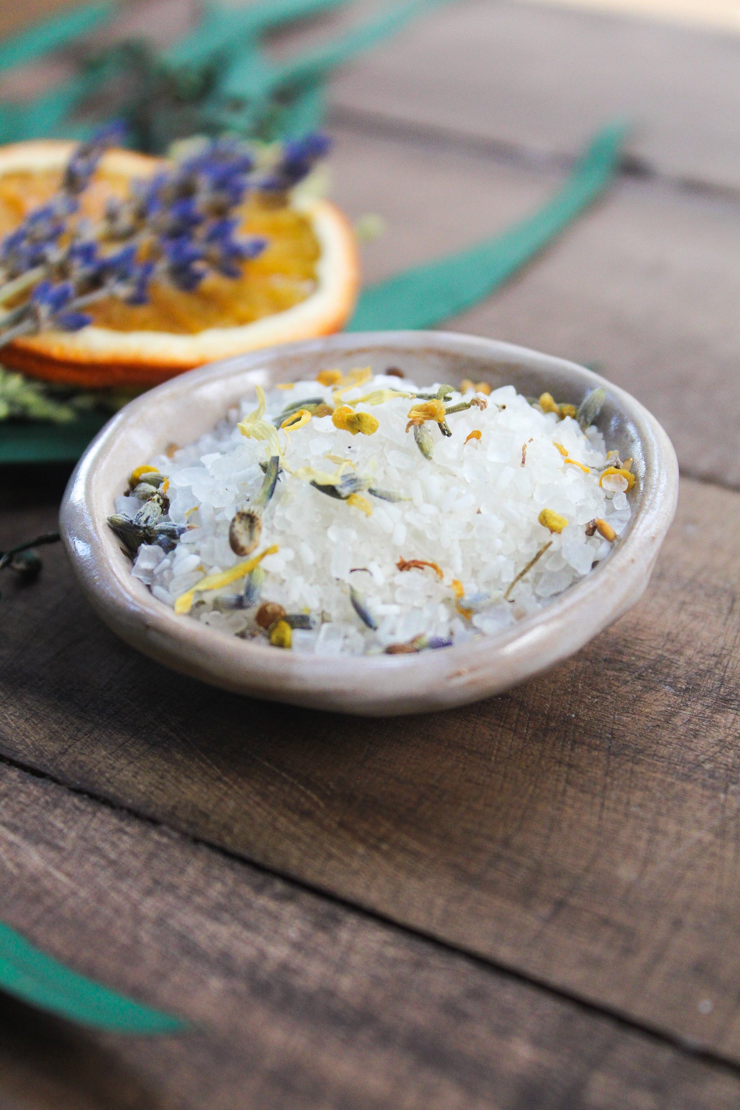 Botanical Pollen Bath Salts - Lavender + Calendula