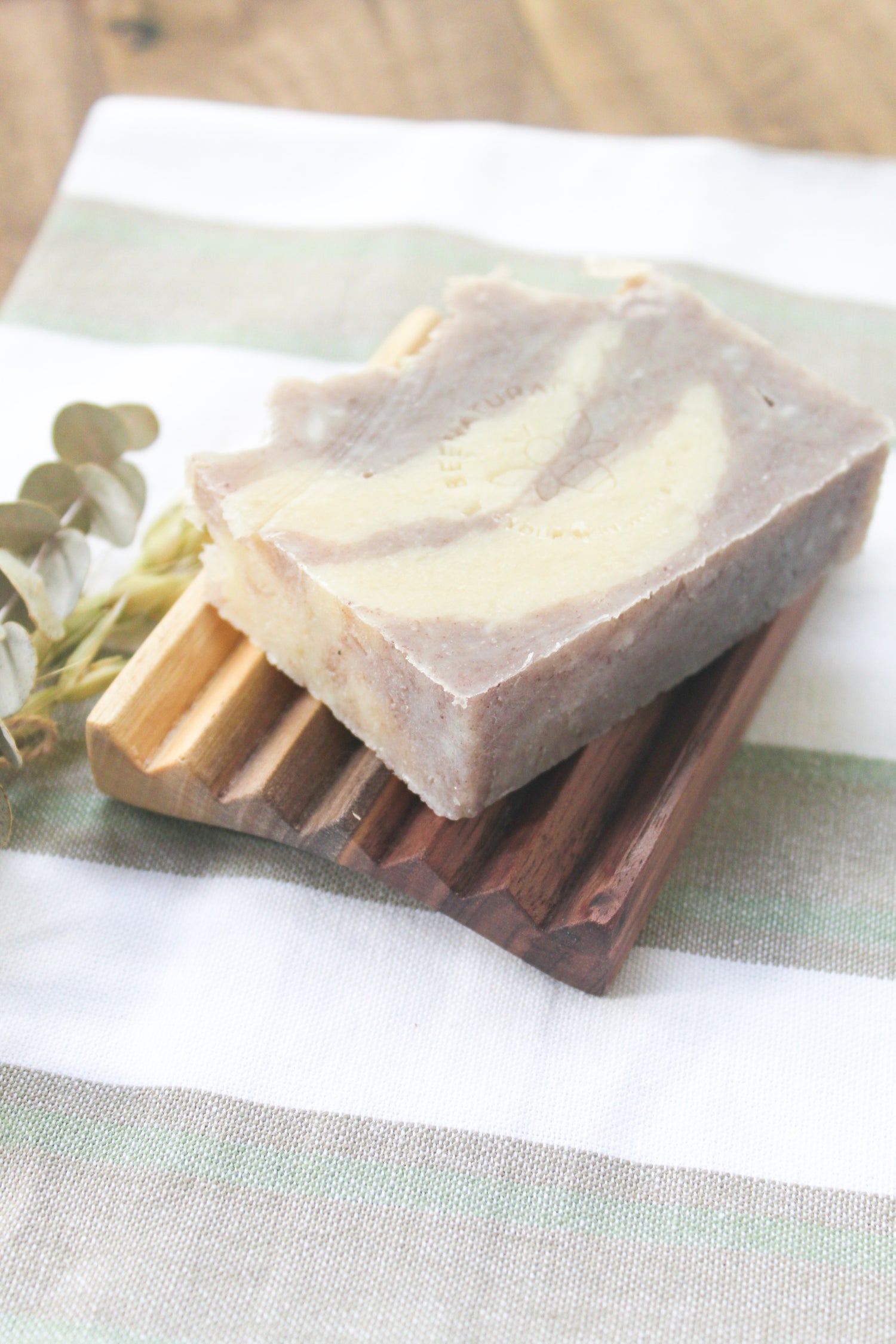 Solid Ombre Walnut Soap Dish
