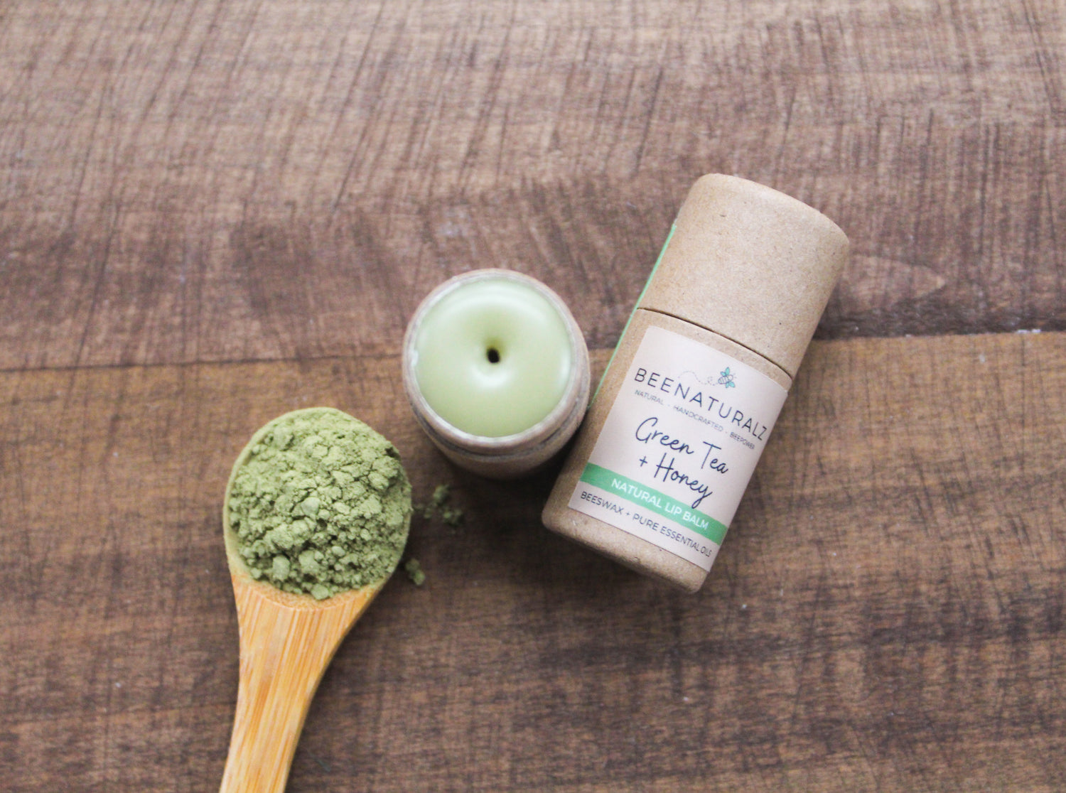 Beeswax Lip Balm - Green Tea + Honey