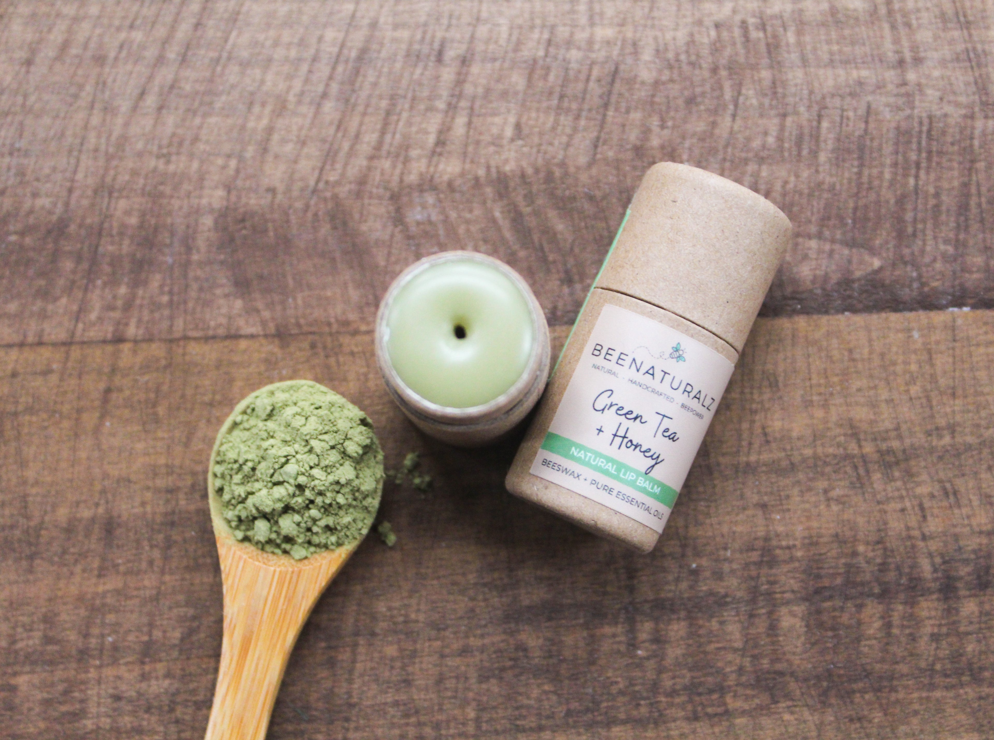Beeswax Lip Balm - Green Tea + Honey