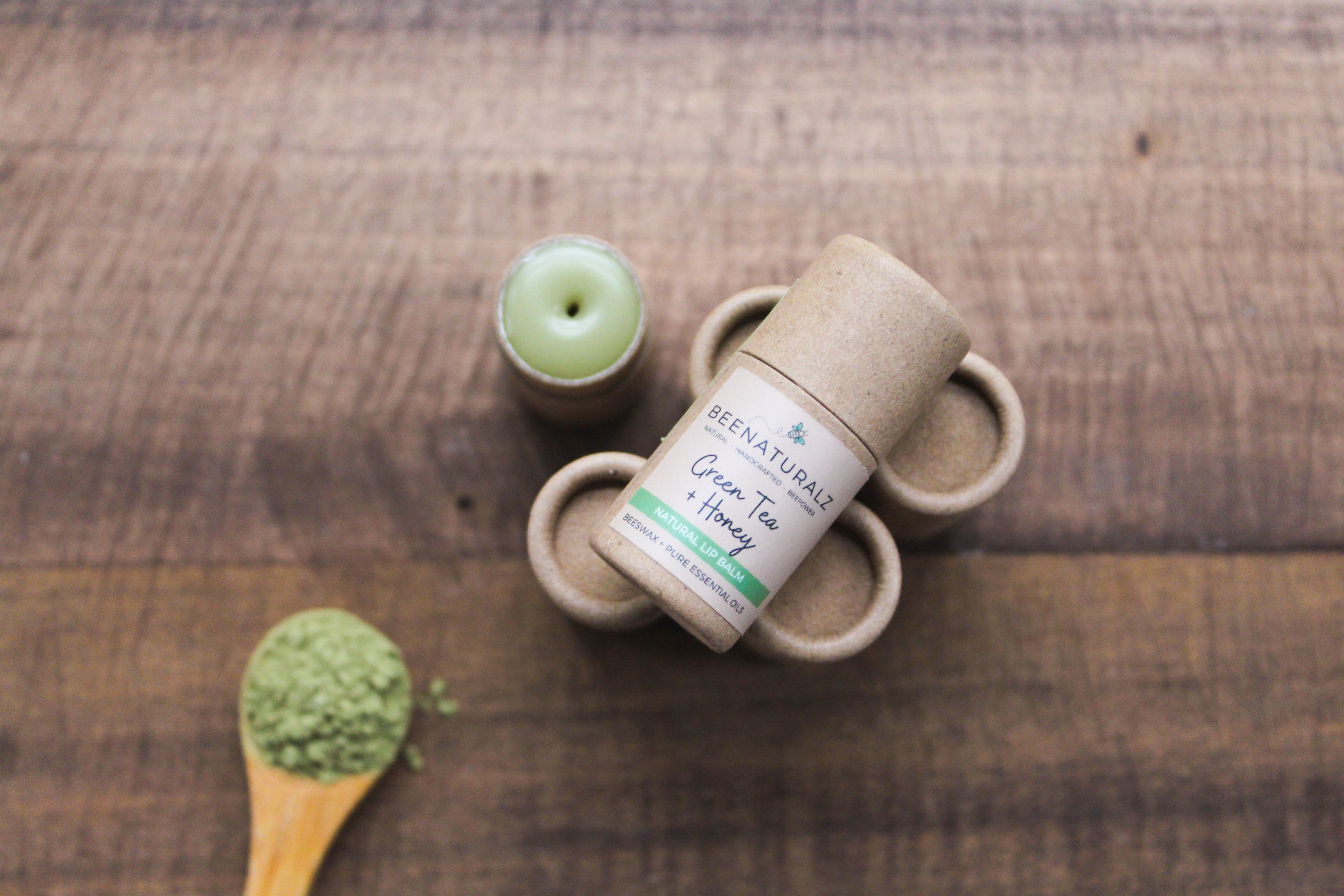 Beeswax Lip Balm - Green Tea + Honey
