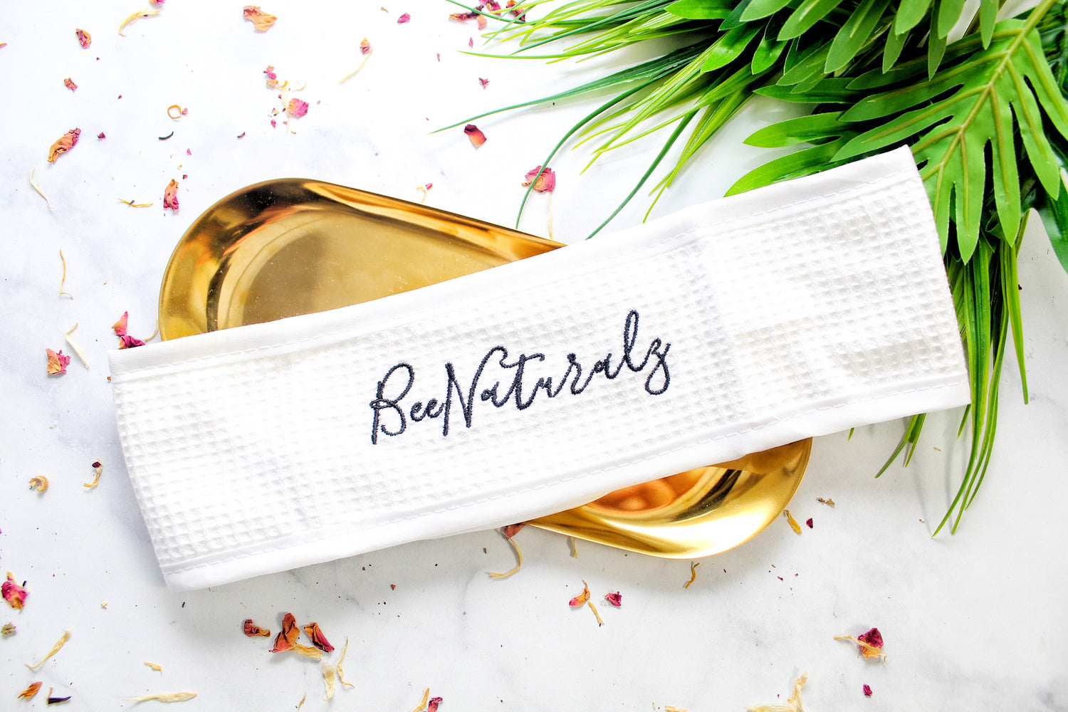 Waffle-Weave Spa Headband