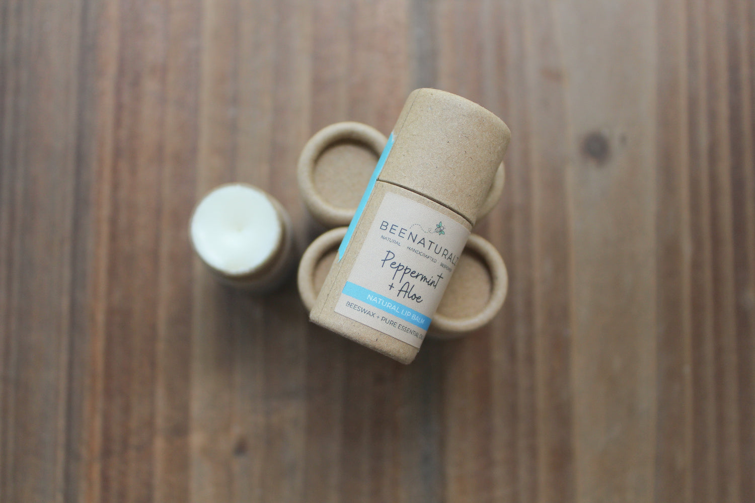 Beeswax Lip Balm - Peppermint + Aloe