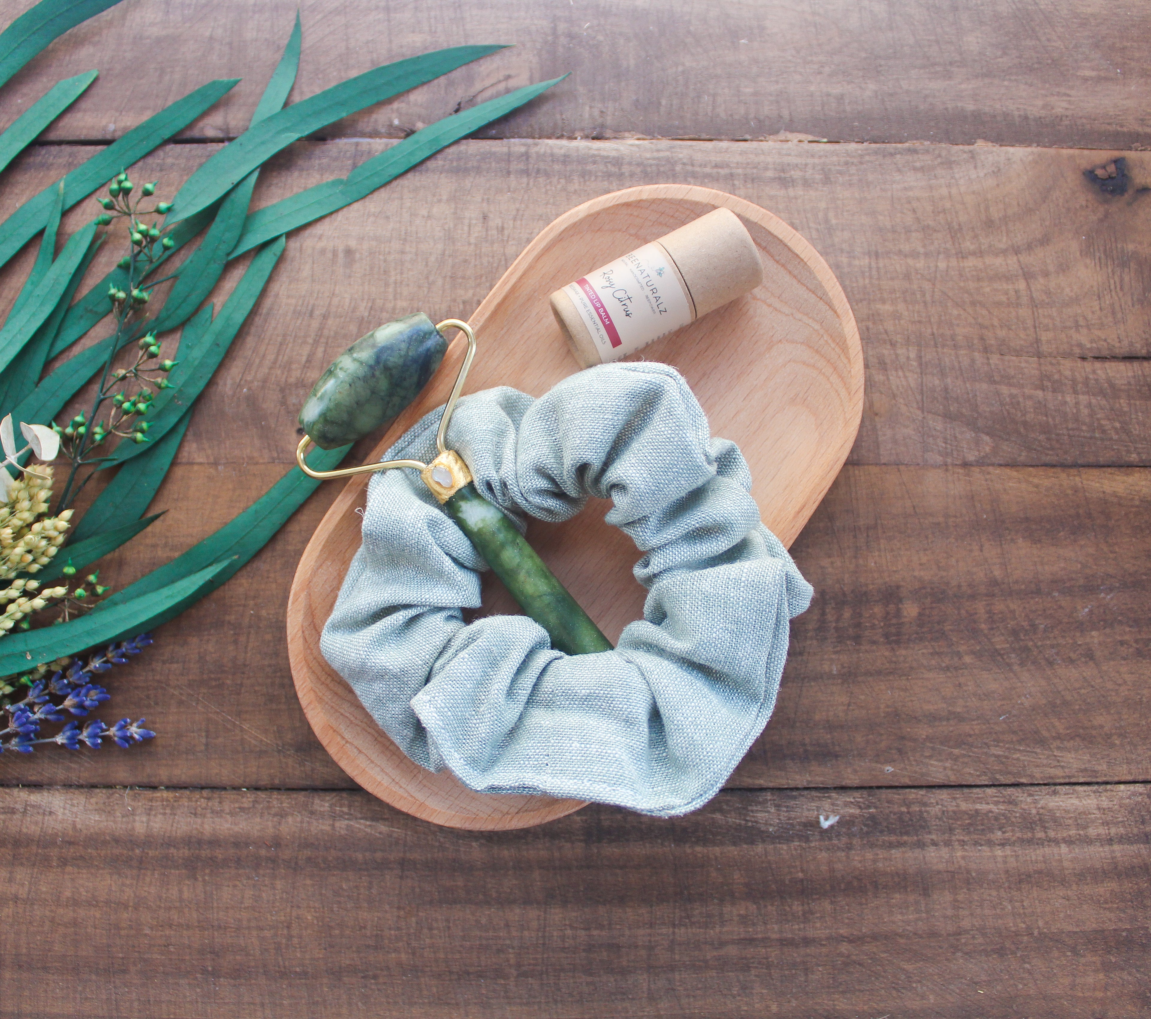 Handmade Jade + Moonstone Roller