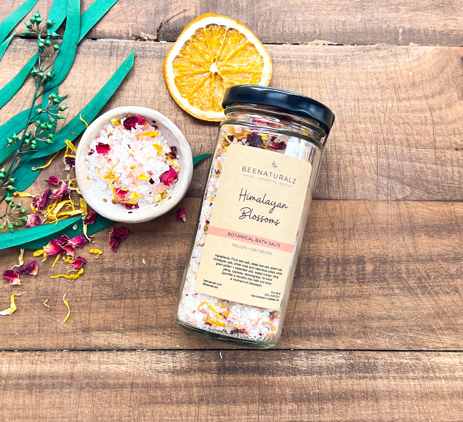 Botanical Pollen Bath Salts - Himalayan Blossoms