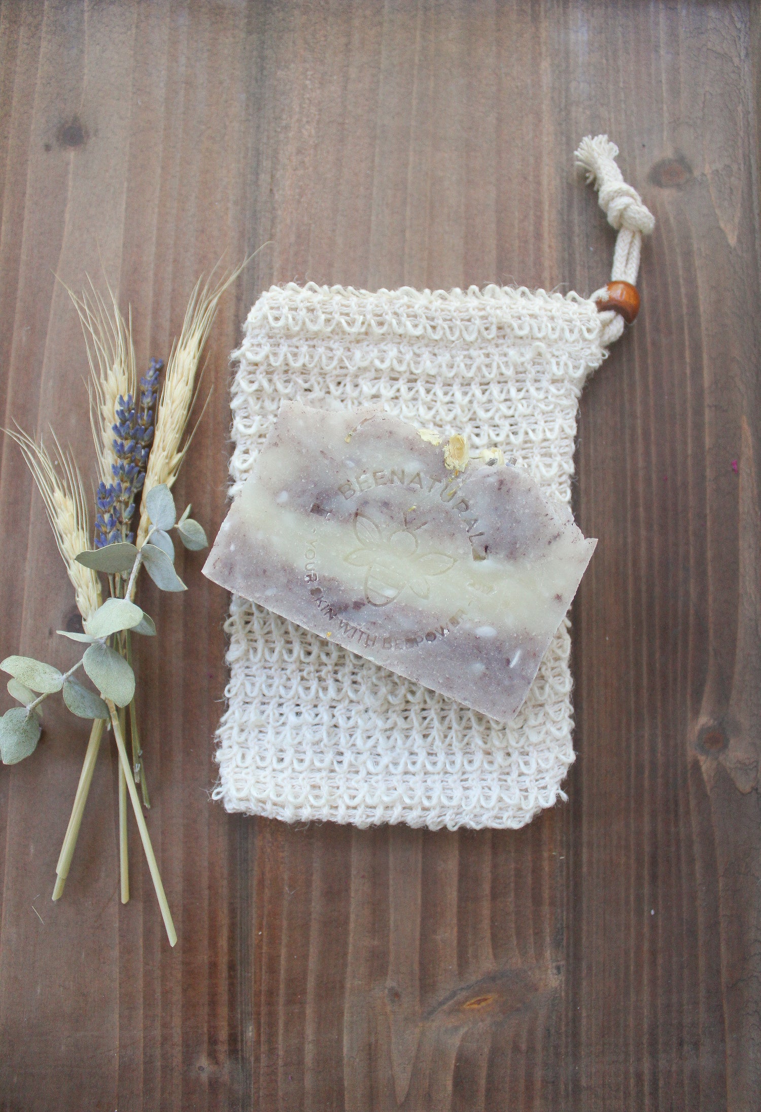 Natural Sisal Exfoliating Soap Pouch