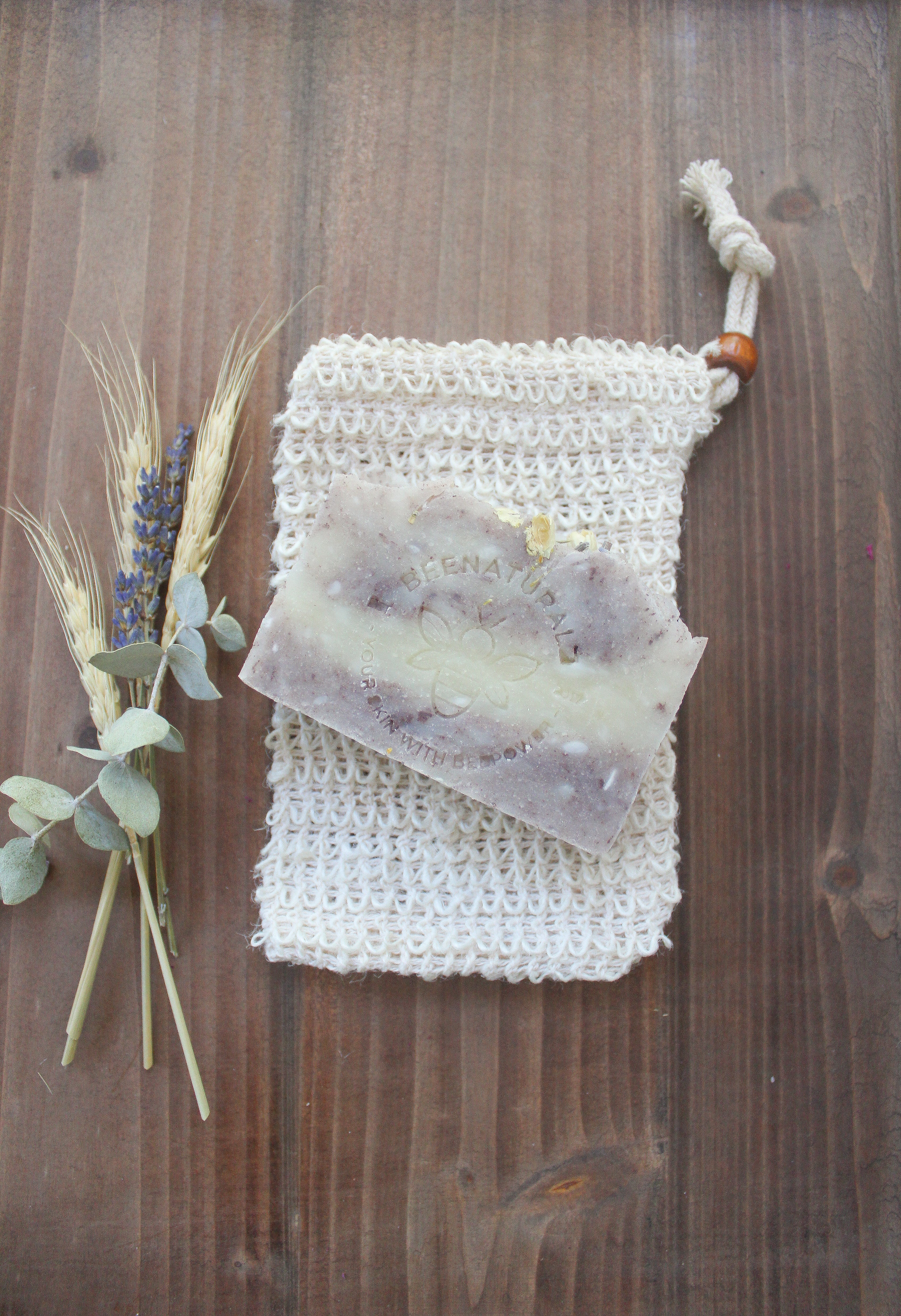 Natural Sisal Exfoliating Soap Pouch