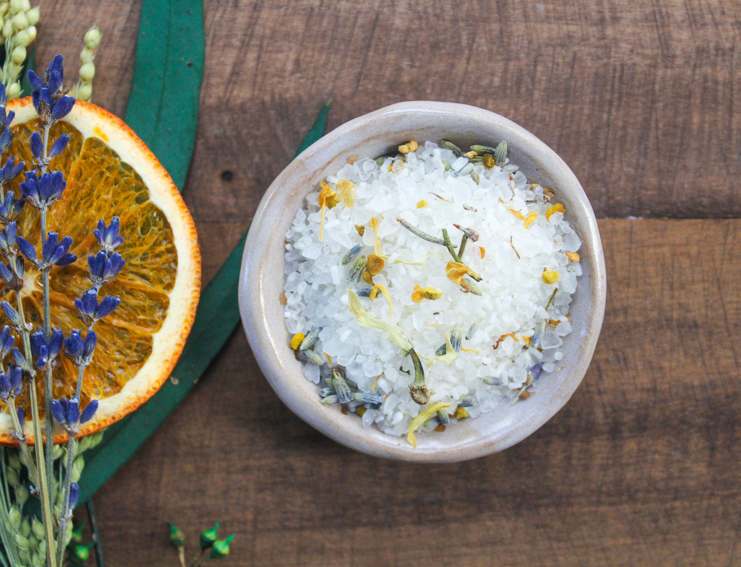 Botanical Pollen Bath Salts - Lavender + Calendula