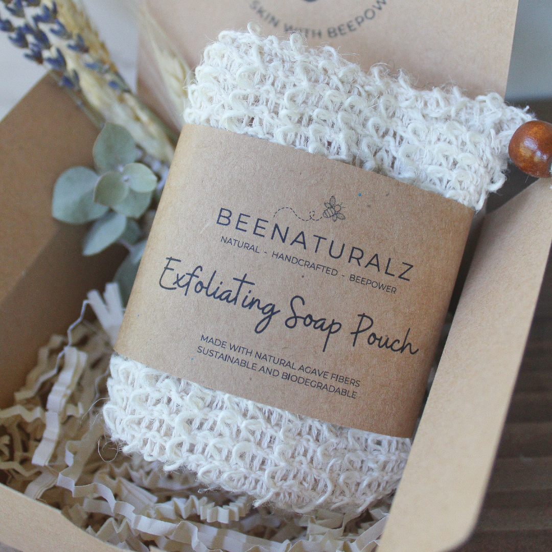 Natural Sisal Exfoliating Soap Pouch