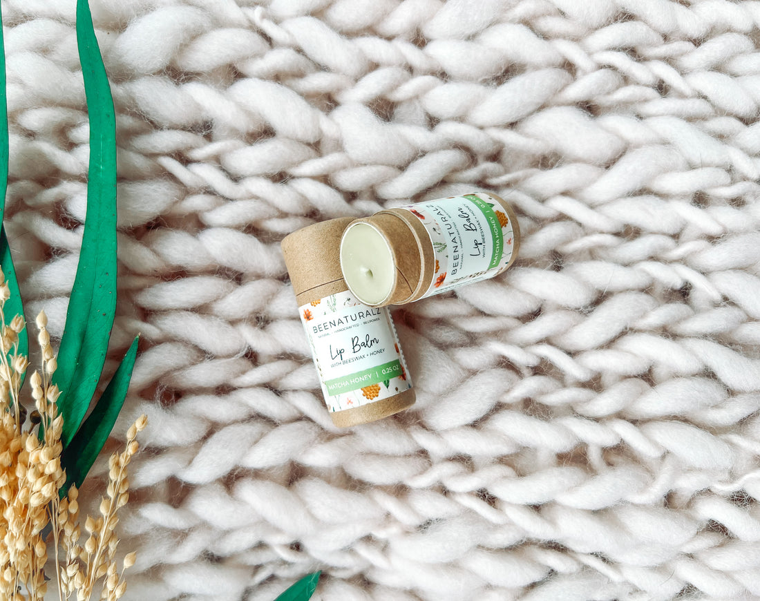 Beeswax Lip Balm - Green Tea + Honey